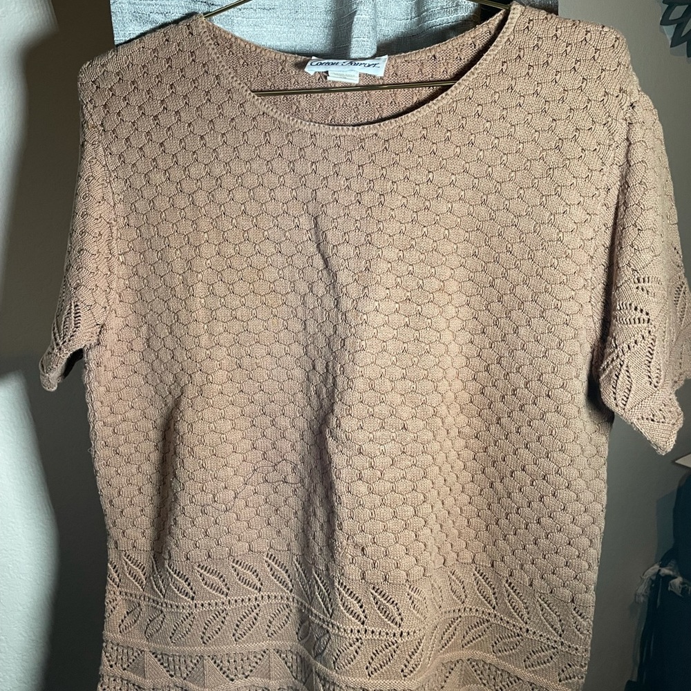 Cotton Forever Women’s Short Sleeve Dress Top-XL